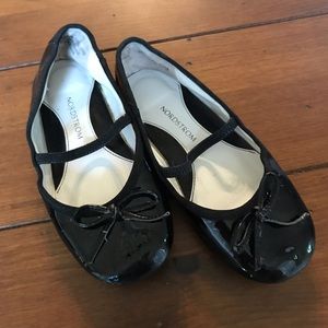 Nordstrom Black Patent Leather Ballet Flats